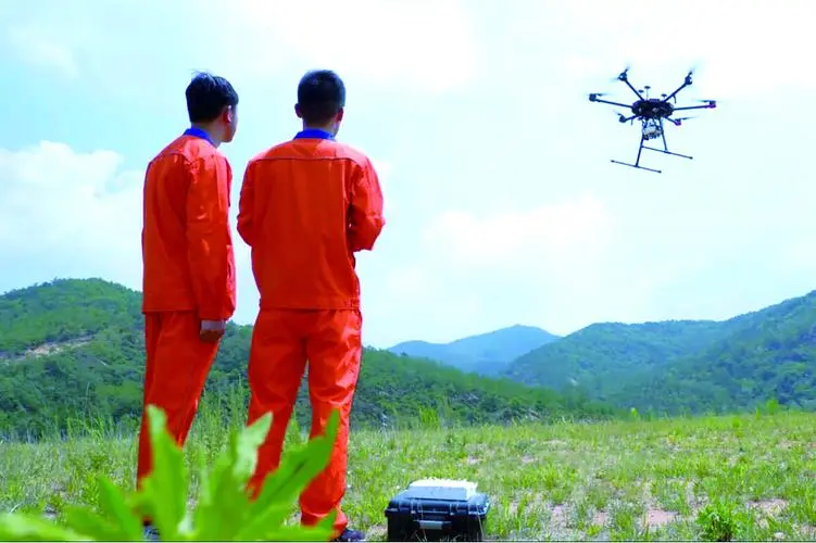 曾都无人机倾斜摄影巡检拍摄